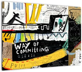 Obraz na szkle - Graffiti (70x50 cm)