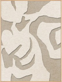 Obraz akustyczny 3D z ramą w zestawie 90x120 cm Soft Embrace 1 – Malerifabrikken