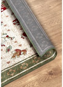 Zielony dywan z mieszanki bawełny ze świątecznym motywem 160x230 cm Toy's Delight Green Christmas – Villeroy&amp;Boch