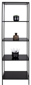 Czarny regał House Nordic Vita Shelf, 51x170 cm