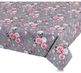 Bellatex Obrus Adela Kwiaty róży różowy, 120 x 140 cm, 120 x 140 cm