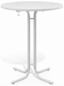 Stół barowy składany RAUL 110x80cm, biały Casaria