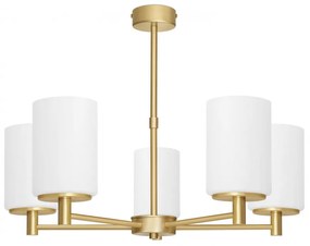 Złoty żyrandol do nowoczesnego wnętrza KR-S5AU