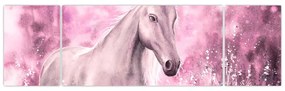 Obraz - Malowany koń (170x50 cm)