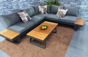 Doppler LIVORNO LOUNGE SET - narożny zestaw ogrodowy - Towar rozpakowany (N638)