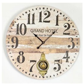 Zegar ścienny 1xAA śr. 58,2 cm beżowy