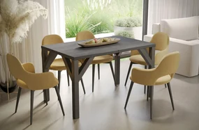 Stół rozkładany BALTIKA 130(240)x90 beton ciemny ENDO