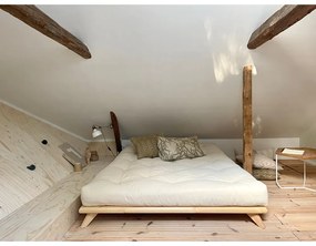 Łóżko dwuosobowe Karup Design Senza Bed Natural, 160x200 cm