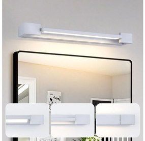 Brilagi-LED Lustro łazienkowe z oświetleniem AQUA LINE LED/12W/230V 45 cm IP44 matowy chrom