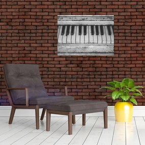 Obraz starego fortepianu (70x50 cm)