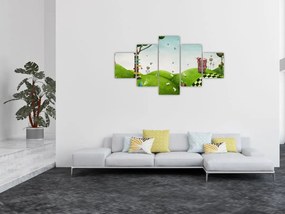 Obraz wspaniałego krajobrazu (125x70 cm)
