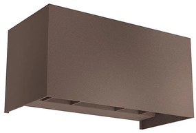 Redo 90304 - LED zewnętrzny kinkiet VARY 4xLED/5W/230V 3000K IP54 brązowy