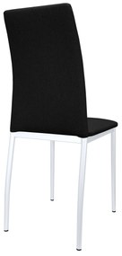 Krzesło tapicerowane ALAN stelaż biały Sawana 14