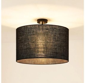 Brilagi - Lampa sufitowa TUBES ROLLER 1xE27/15W/230V Ø 50 cm czarna