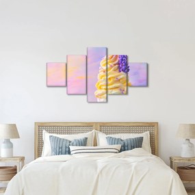 Obraz - Lody z lawendą (125x70 cm)