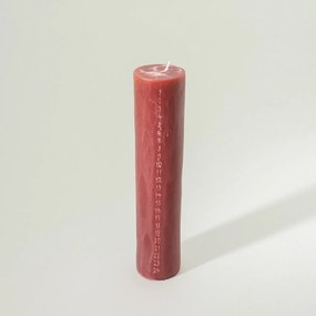 Świeca adwentowa bordowa 25 cm