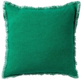 Dekoracyjna poszewka na poduszkę BURTO EMERALD 45x45 cm, zielona
