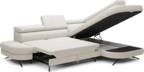 Narożnik OTIS L Prawostronny Regulowane Zagłówki wolnostojący tkanina AURORA 01 WERSAL