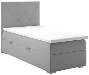 Pojedyncze łóżko boxspring Pascal 90x200 - 40 kolorów