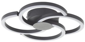 Brilliant - LED Plafon FICO LED/22W/230V śr. 34 cm czarny