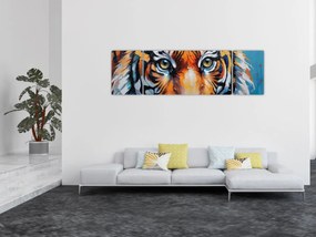 Obraz - Widok tygrysa, obraz (170x50 cm)