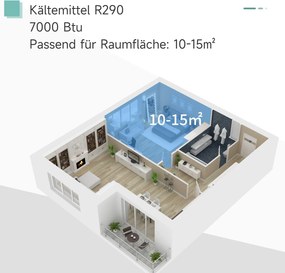 HOMCOM klimatyzator mobilny