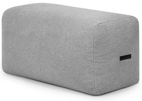 Jasnoszary worek do siedzenia z materiału bouclé Plus 100 Lounge – SLOWDOWN