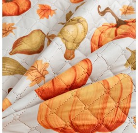 Narzuta na łóżko AUTUMN PUMPKINS, kolorowy Rozmiar: 220 x 240 cm