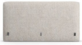 Beżowy tapicerowany zagłówek 209x100 cm Olivia – Micadoni