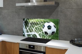 Szkło do Kuchni na Ścianę Piłka w Świetle Bramki