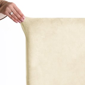 Kremowe elastyczne pokrowce na krzesło zestaw 4 szt. 48 cm Sento – Restilo