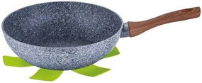 Patelnia typu wok z powłoką granitową 28cm - Poveks 7X