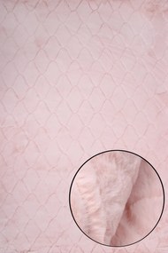 Dywan Bunny 3D Puszysty Różowy 140x200 Prostokąt