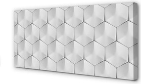 Obraz na płótnie Sześciokąty w 3D