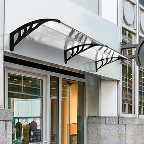 Podwójne Zadaszenie Outsunny: Ochrona przed słońcem i deszczem, Łatwa Instalacja, 75x195x23 cm