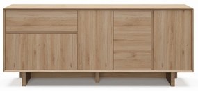 Komoda w dekorze dębu w naturalnym kolorze 180x76x45 cm Carpi – Marckeric