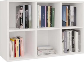 Regał Malax MINI 2X3 | Biały | 90x30x60cm | Regał Komorowy