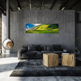 Obraz górskiego krajobrazu (170x50 cm)