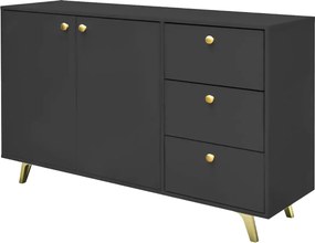 Komoda GALIO 100 cm do Salonu Sypialni Czarny