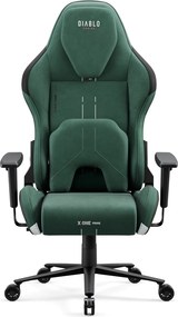 Fotel gamingowy materiałowy Diablo X-One Prime Normal Size, Forest Green