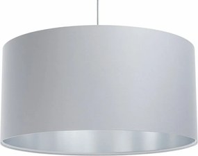 Lampa wisząca MODERN 60 szara/srebrne lustro