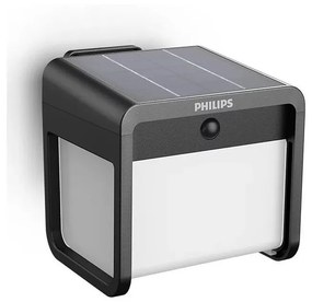 Philips -LED Kinkiet solarny z czujnikiem EZRA LED/1,8W/3,7V 3000K IP44