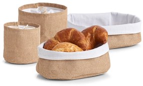 Kuchenny worek do przechowywania z juty i bawełny, Ø 16 cm