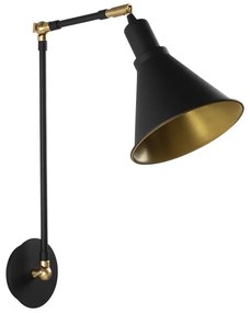 Czarny kinkiet ø 20 cm Chicago – Opviq lights