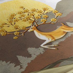 Obraz jelenia (170x50 cm)