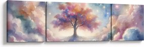 Obraz – Drzewo życia w chmurach (170x50 cm)