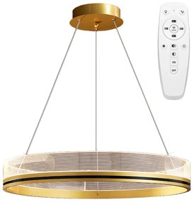 Lampa Wisząca LED APP1190-CP Złota 60cm