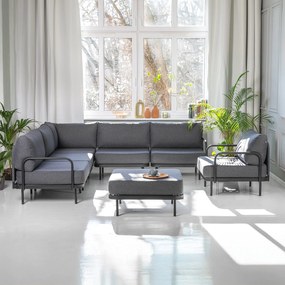 Zestaw mebli ogrodowych dla 7 osób Piryt D053-16EB PATIO