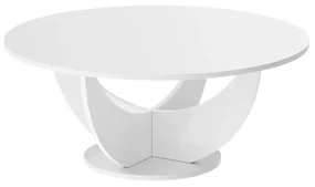 Ława CAPRI 100x100 biały połysk HUBERTUS
