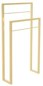Wieszak na ręczniki AM-02 podwójny złoty BALTICA DESIGN